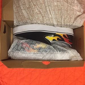 Vans flames slip-on